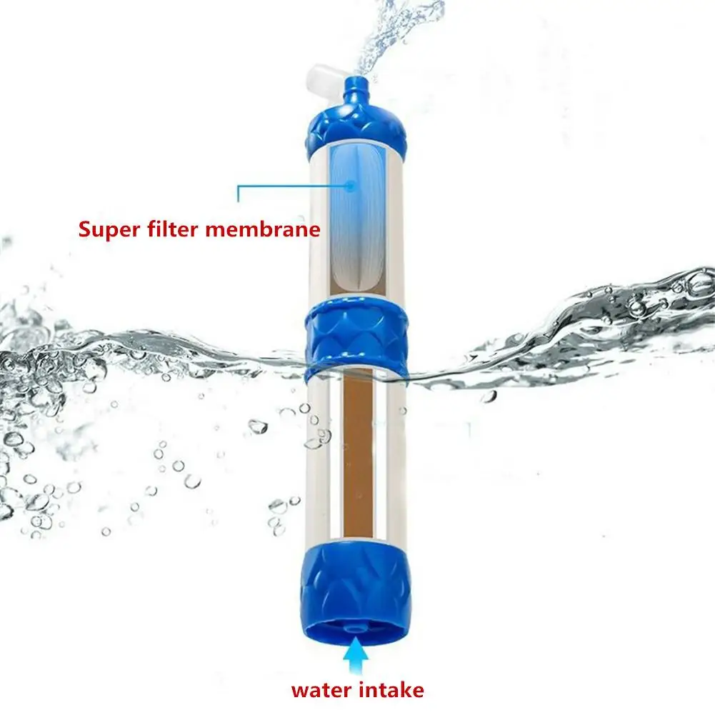 HobbyLane Portable Outdoor Camping Water Purifier Camping Hiking Emergency Living Survival Portable Water Purifier Water Filter