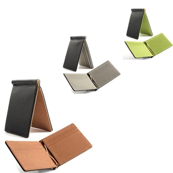 

Quality money clip short wallets men pu leather clamp dollar holder famous brand male magic wallet luxury business