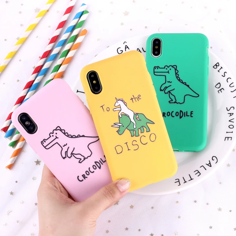 

Cute Cartoon Crocodile Memes Silicone Frosted Matte Soft Matte Case Fundas Capas Cover For iPhone 11 Pro 6 5 7 7Plus 8 X XS Max