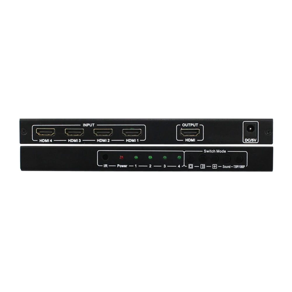 Переключатель Kvm Hdmi экран для видеосъемки 4 портовый