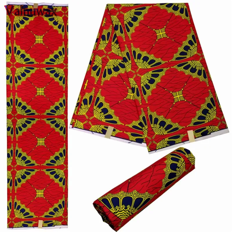 

Guaranteed block Ankara style 100%polyester veritable block wax prints hitrack fabric with 6yards /for wedding gifts QD-DL1512#