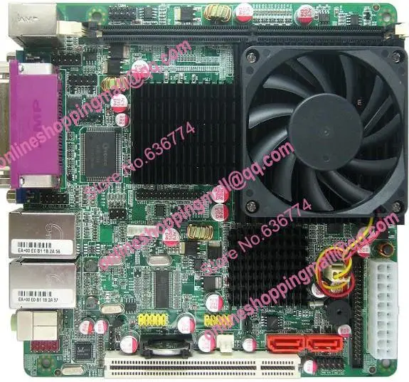 

4com dual network card 945 taoban dual-core 2.0g mini-itx embedded industrial motherboard
