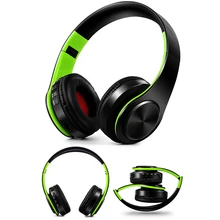 Складные беспроводные Bluetooth наушники Сабвуфер HIFI стерео Спортивная гарнитура наушники с микрофоном FM радио TF карта Поддержка LPT660