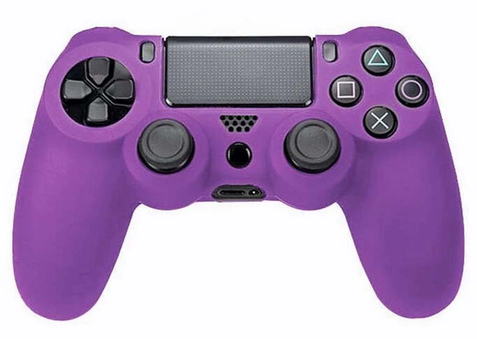 用ps4コントローラ紫カラーソフトシリコンスキングリップ保護カバー用ps4コントローラーラバーケースパープルカラーモッズ Cover Case Cover Forcover Covers Aliexpress