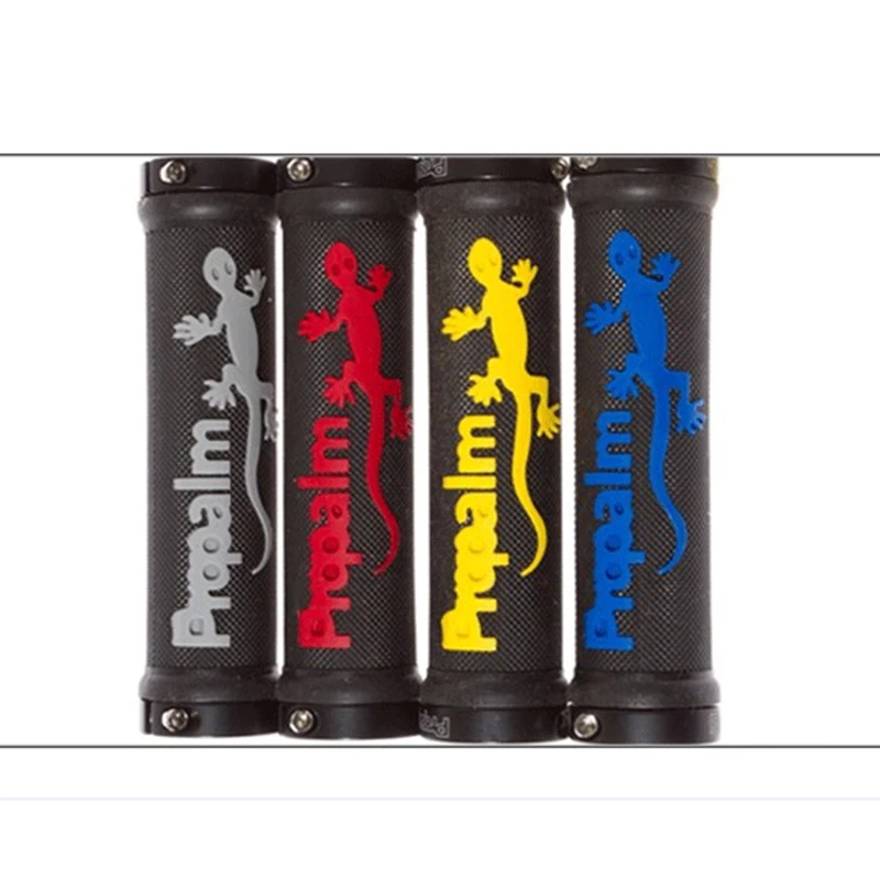 Propalm Gecko противоударные резиновые велосипедные ручки для шоссейного велосипеда MTB алюминиевый торцевой стержень с двойным фиксированным концом велосипедного руля