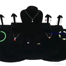 EMS,, классическое прибытие, серебряные витринные подставки для ювелирных изделий, ювелирные украшения нефрита, черные бархатные витрины, органайзер, чехлы