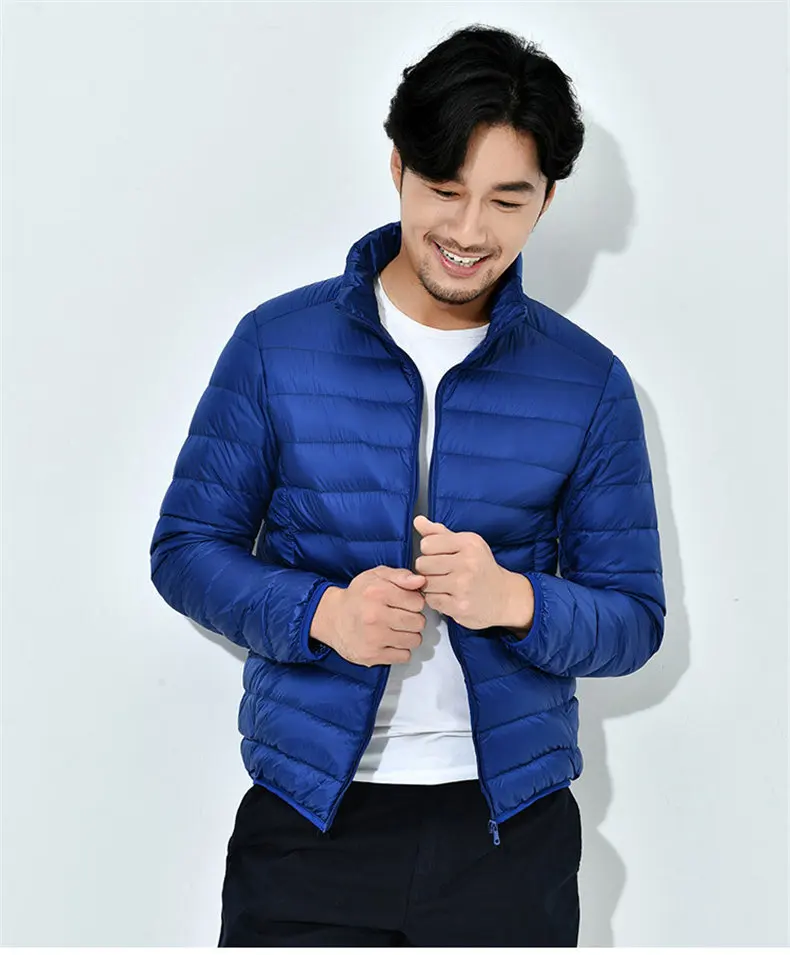 9Colors 90% white duck down jacket men winter ultralight thin male parka coat man brand clothing Muls High quality outwear MD701-04