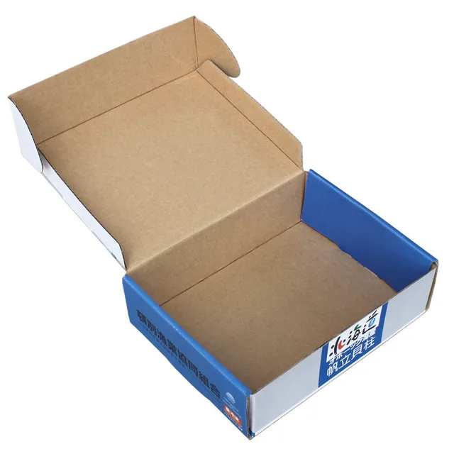 custom 1 sample box add print logo kraft paper corrugated paper free add paper