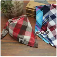 1pcs Fashion Scotland Style baby bib High Quality Babadores Para Bebe Infant Saliva Towel For Boys And Girls infant scarf