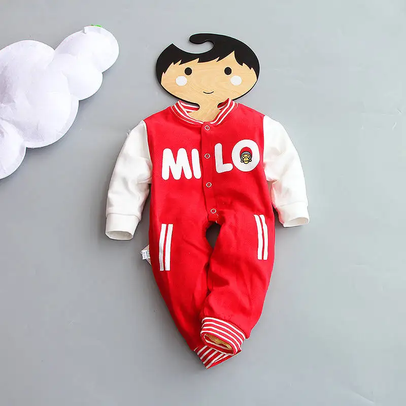 Летняя новая стильная футболка с короткими рукавами детские комбинезоны для девочек хлопковый комплект одежды для новорожденных пижамы для мальчиков с изображением обезьяны - Цвет: Хаки