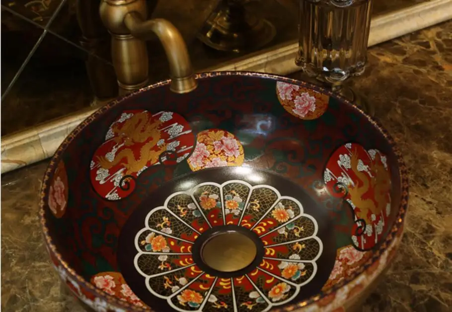 جولة الحمام السيراميك حوض غسيل مكافحة الأعلى بالوعة مرحاض الخزف الغرور سفينة عاء jyx019 جولة الحمام السيراميك حوض غسيل مكافحة الأعلى بالوعة مرحاض الخزف الغرور سفينة عاء jyx019