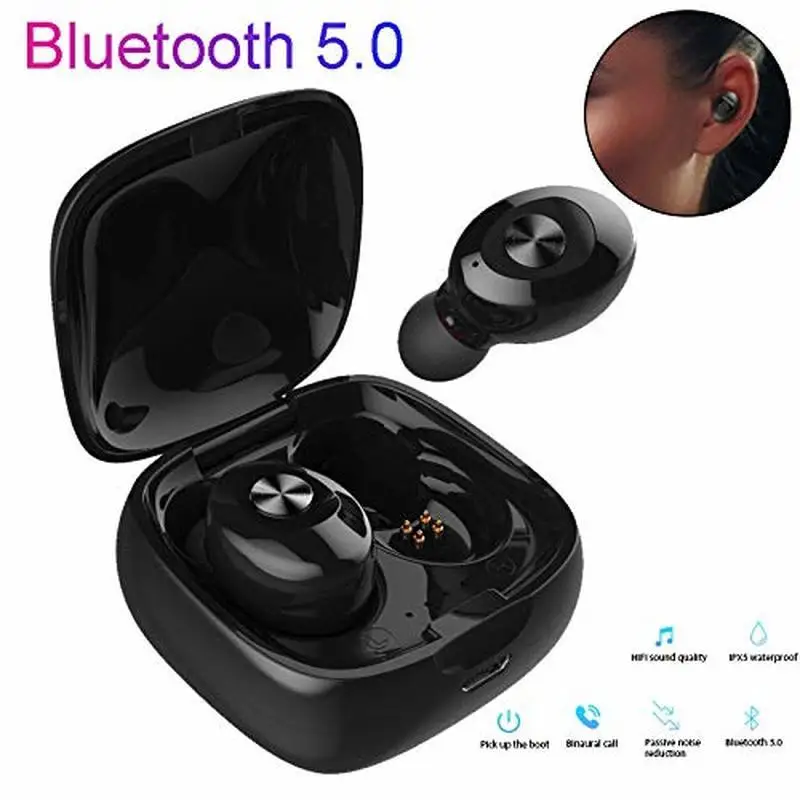 

XG12 Tws Bluetooth Earphones Wireless Earbuds Sport Handsfree Gaming Headset with Charging Box Mic for Iphone Xiaomi All Phone