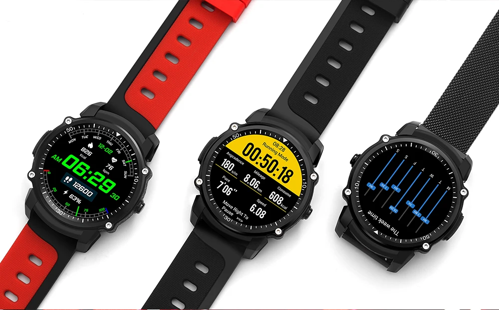 WQ FS08 gps Смарт-часы Android часы фитнес-трекер для измерения сердечного ритма Smartwatch IP68 водонепроницаемый gps трекер активности Smartwatch