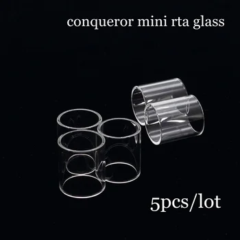 

5PCS/Lot Conqueror mini rta Replacement Clear Pyrex Glass Tube