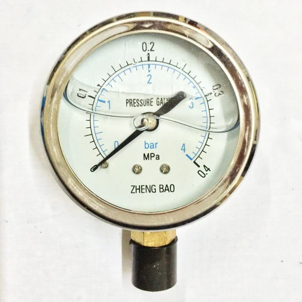YN 60 seismic pressure gauge oil filled pressure gauge pressure gauge