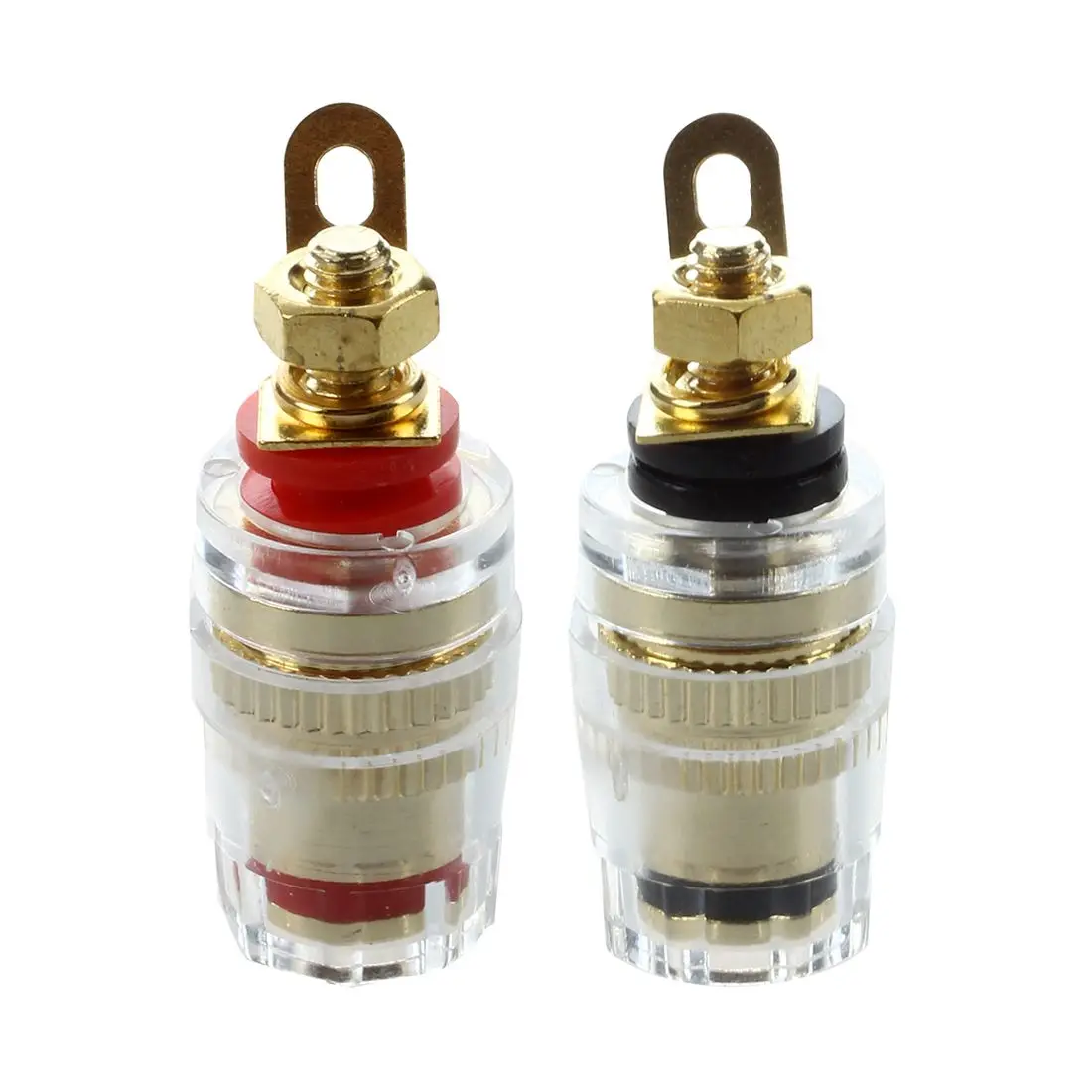 New 2X Terminal speaker binding Post speaker terminals Gold plated