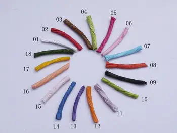 

10 meters of various colors of DIY paper rattan rope paper flowers silk flower silk stockings flower material