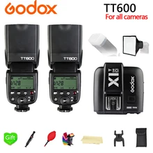 2x Godox TT600 TT600S 2.4G TTL HSS Speedlite Flash + X1T-C X1T-N X1T-S X1T-O X1T-F Trigger for Canon Nikon Sony Fujifilm Olympus 2x Godox TT600 TT600S 2.4G TTL HSS Speedlite Flash + X1T-C X1T-N X1T-S X1T-O X1T-F Trigger for Canon Nikon Sony Fujifilm Olympus
