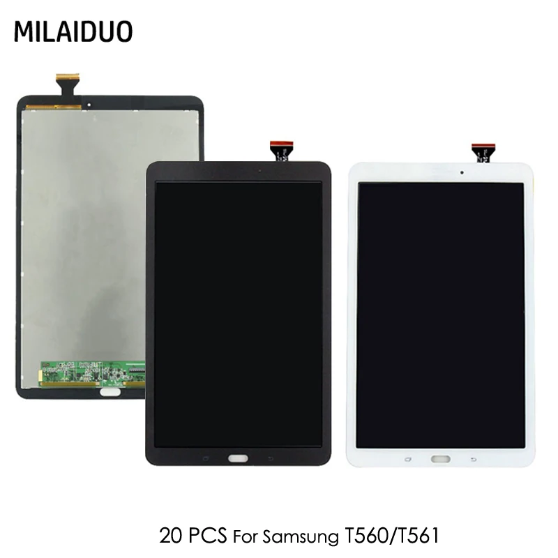 

20 PCS LCD Display For Samsung Galaxy Tab E 9.6" T560 T561 SM-T560 SM-T561 Original Tablet Touch Screen Digitizer Assembly