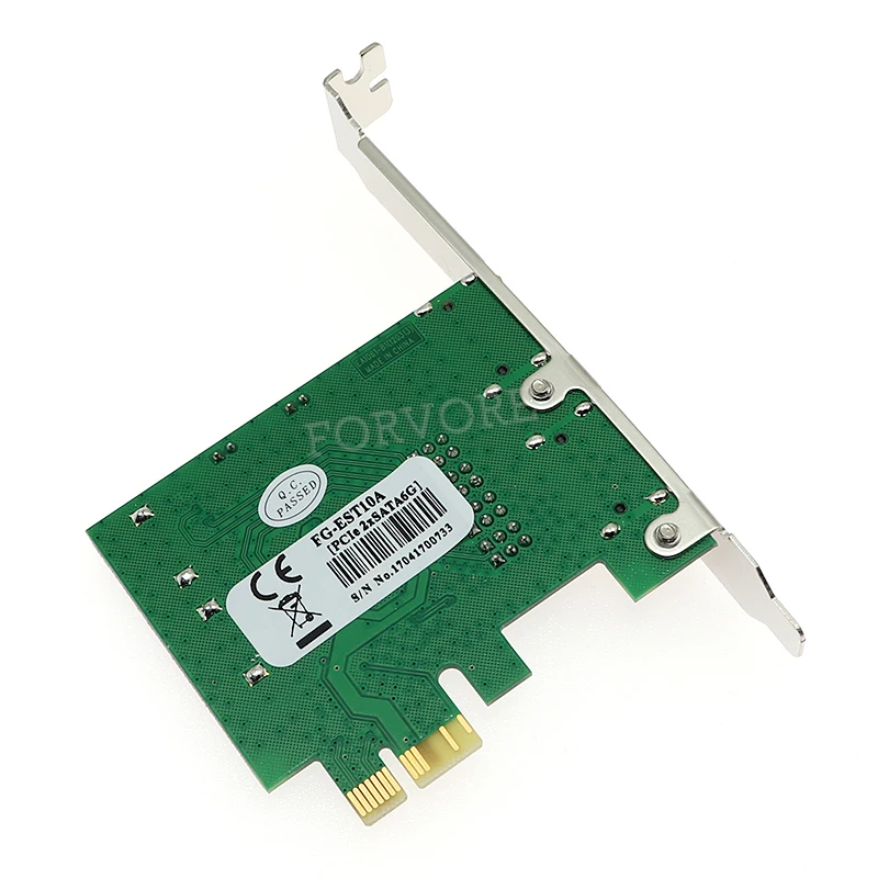 PCIe PCI Express 2x eSATA 2x SATA III Плата расширения PCI-E к SATA3 SATA3.0 6 ГБ/сек. адаптер