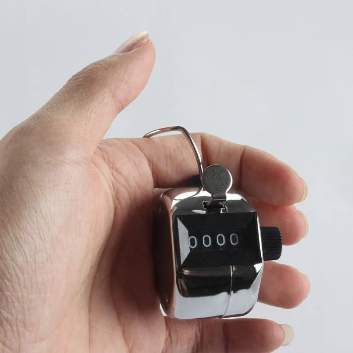 Digital Hand Tally Counter 4 Digit Number Hand Held Tally Counter Manual Counting Golf Clicker Hot sale