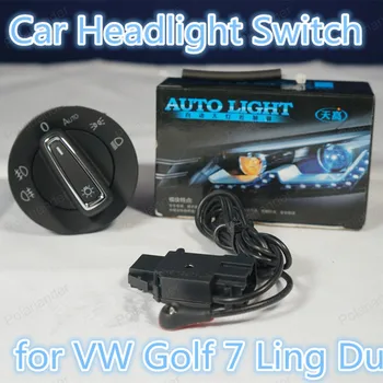 

Polarlander Good Quality Knob Button Car Headlight On/OFF Switch 5GG941431d for V/W G/olf 7 L/ing Du Fog Headlight Lamp