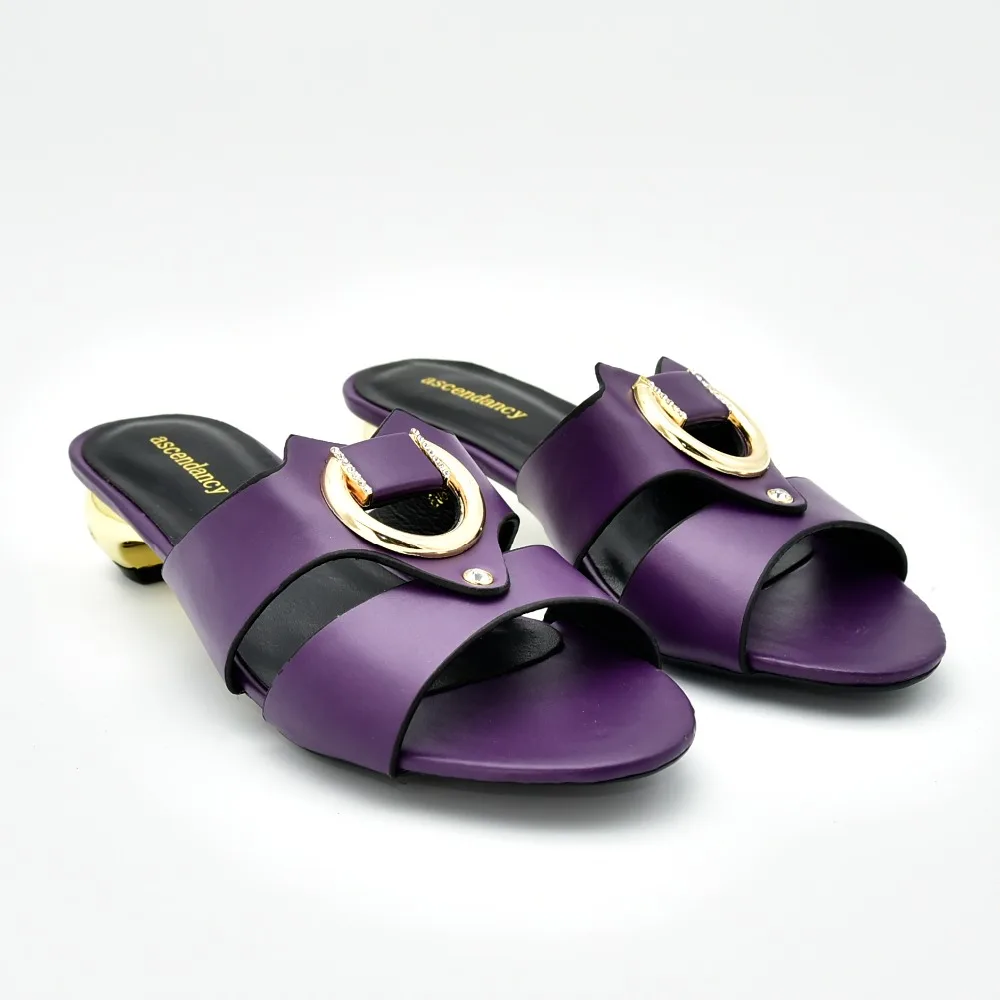 

Elegant 2019 new summer flip flops women shoes in purple color with size 38 to 42 with free shipping sandal shoes nice SS008-4