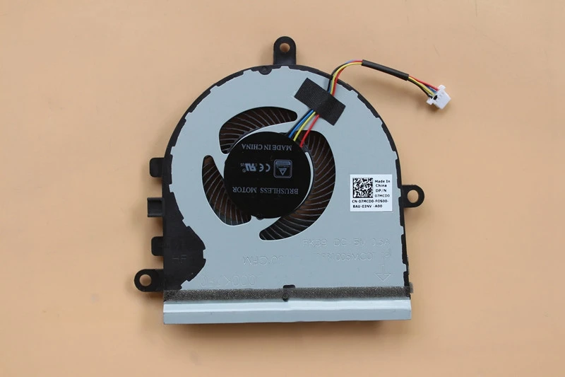 New Original CPU Cooling fan for Dell Inspiron 5570 15-5575 FAN Notebook Cooler 07MCD0 7MCD0 DFS531005MC0T FK39 DC 5V 0.5A