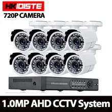 AHD 8CH CCTV System 1080P HDMI DVR 720P 2000TVL Outdoor Weatherproof CCTV Camera set Home Security System Surveillance Kit