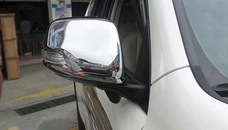 ABS хромированный пластиковый чехол для зеркала заднего вида Toyota Land Cruiser Prado FJ150 2010