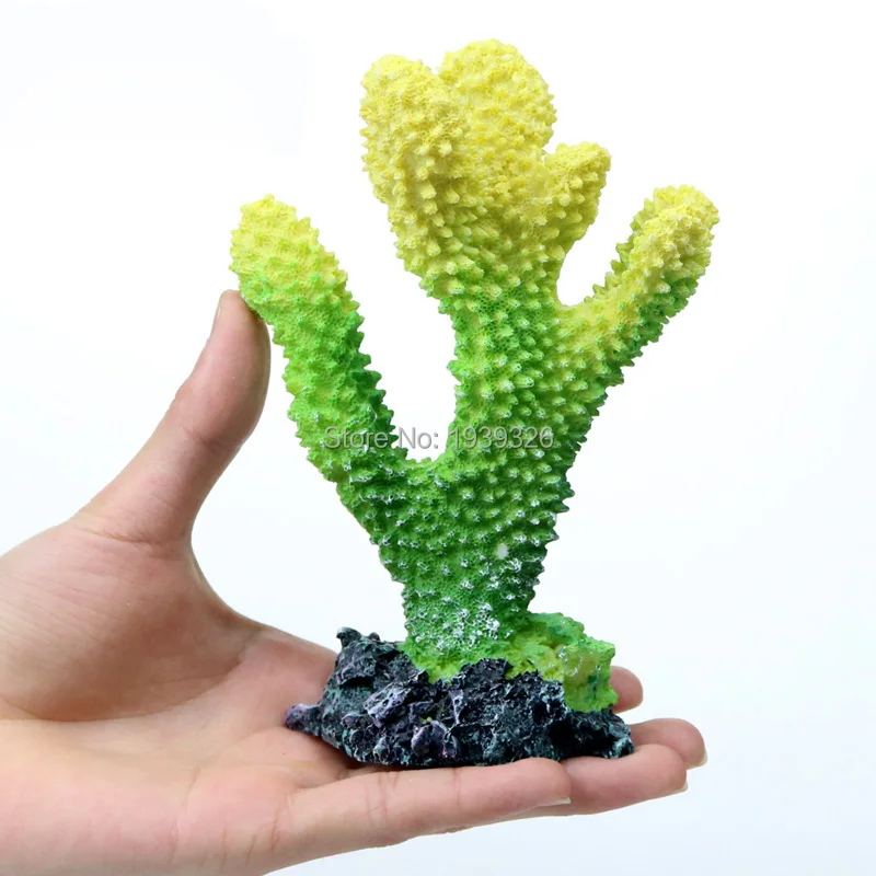 

Colorful Resin Coral Reef Nontoxic Decorative Artificial Fake Coral Flowers Marine Aquatic Pet Ornament Fish Tank Aquarium Decor
