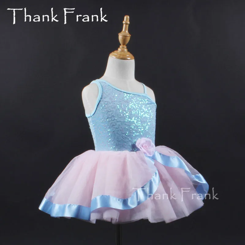 

Girls Professional Ballet Tutu Dress Kids Attractive Styles Flower Princess Dresses One Shoulder Children's Ballet Dance Costume