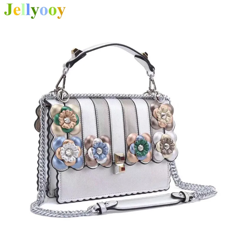

New Luxury Brand High Quality Genuine Leather Women Handbags Peekaboo Bag Fashion Famous Designer Chain Shoulder Crossbody Bags