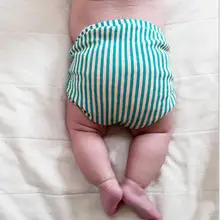 Полосатые хлопковые шорты-штаны с карманами для девочек, штаны для новорожденных мальчиков, повседневные нижнее белье унисекс, штаны для детей 0-24 месяцев