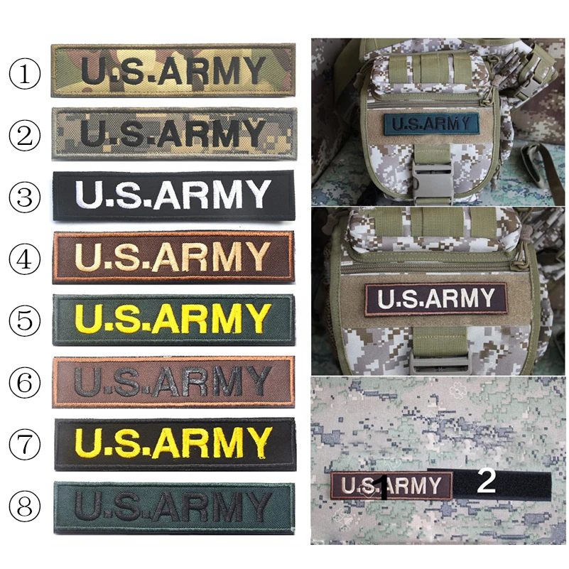U.S.AMRY наклейки на рюкзак вышитые нашивки тактические Значки ткани наручную