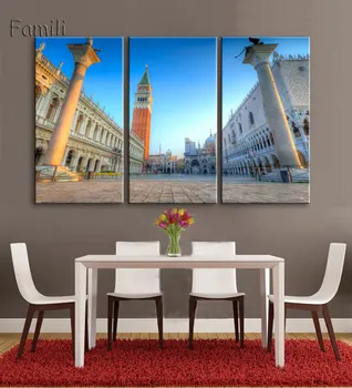 

3pcs Landscape from Badia Italy nature mountain landscape Living room home wall modern art decor posters,wall pictures
