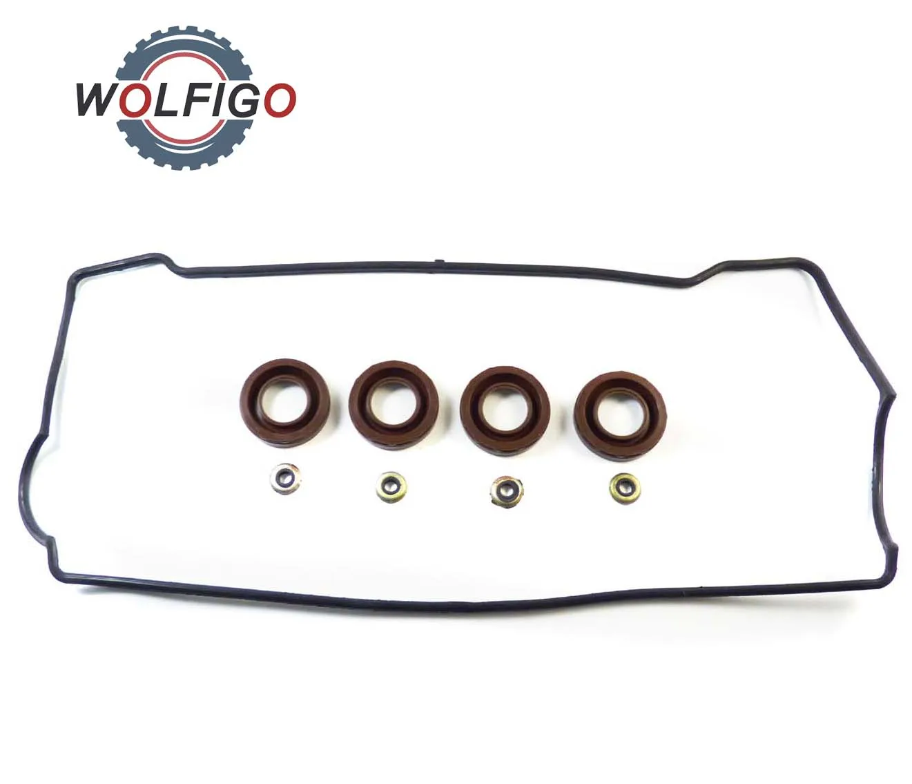 WOLFIGO Engine Valve Cover Gasket Kit Motor Seal VS50440R for Toyota