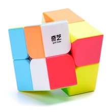 QiYi Профессиональный Скорость Cube 2x2x2 для игрушка-головоломка антистрессовый куб Neo Cubo Magico Стикеры для детей раннего образования деревянная игрушка