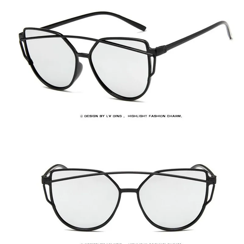 2019 Brand Design New Women Sunglasses Retro Trend Colorful Reflective Outdoor Driving Sunglasses Female Retro Mirror UV400