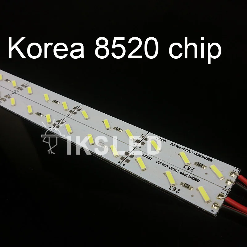 Лидер продаж 50 см * 5 шт. супер яркий Жесткий барный светильник DC12V36 led SMD 8520