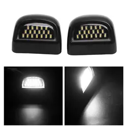 18Led Освещение номерного знака корпус Ip68 для 2000-06 Chevy Tahoe Suburban Gmc Yukon черный Внутренний чехол матовый/глянцевый внешний корпус