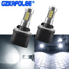Gzkafolee h27 led 880 881 Автомобильные фары лампы Противотуманные фары 30 SMD 4014 белый желтый