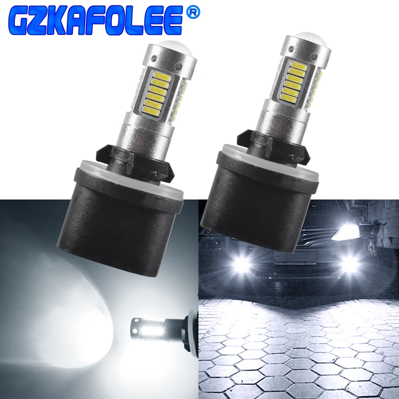 Gzkafolee h27 led 880 881 Автомобильные фары лампы противотуманные 30 SMD 4014 белый