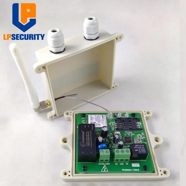 

LPSECURITY Waterproof RTU5024 GSM Gate Opener Relay Switch Remote Access Control Wireless Sliding door Opener App support