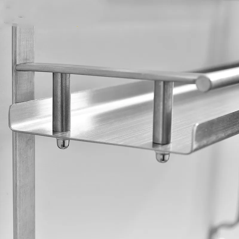  304 stainless steel kitchen racks seasoning racks double-layer cupboards hanging racks hanging rods - 32873049388