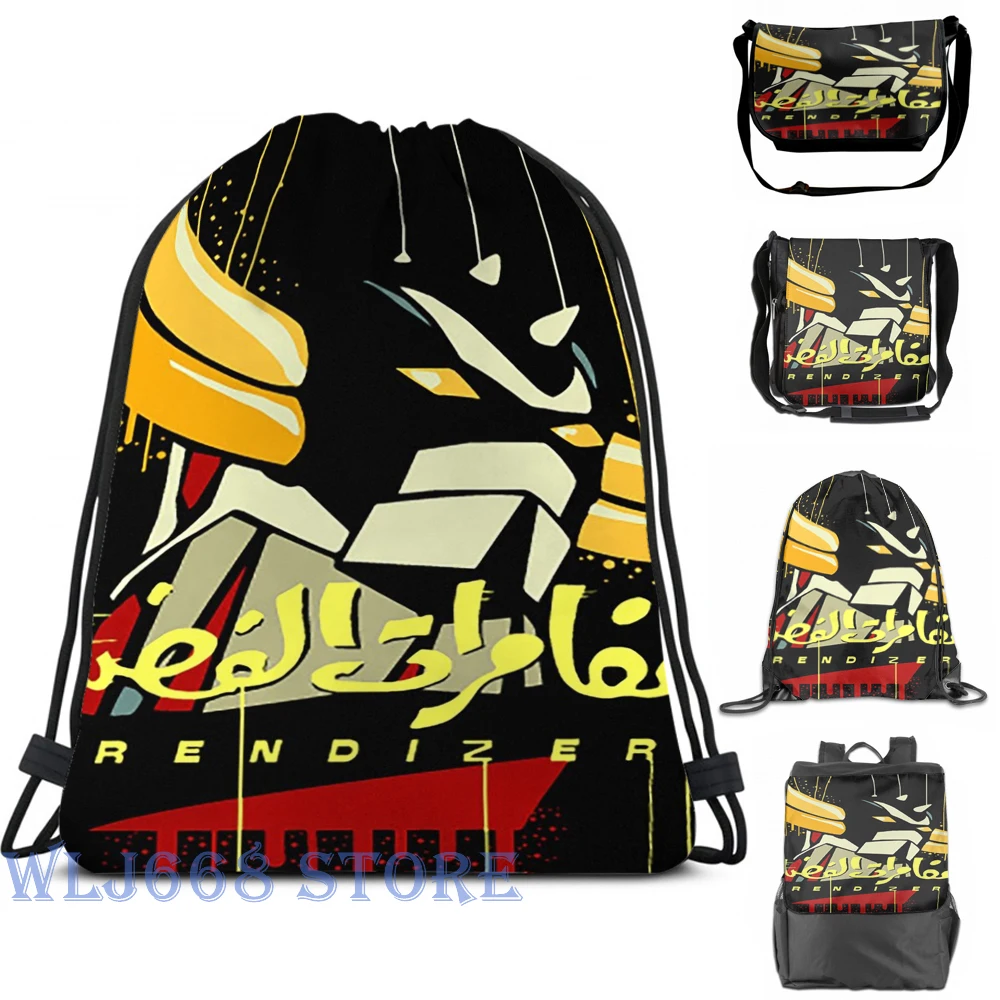 

Funny graphic print shoulder Bags women 70-80 grendizer Single shoulder backpack travel for men Gym Bag