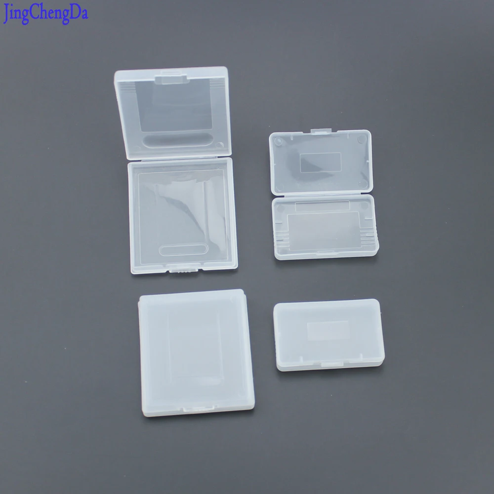 JCD Game Cartridge Cases For Nintendo Gameboy Color for GBC GBP GB DMG Clear Cartridge Storage Box