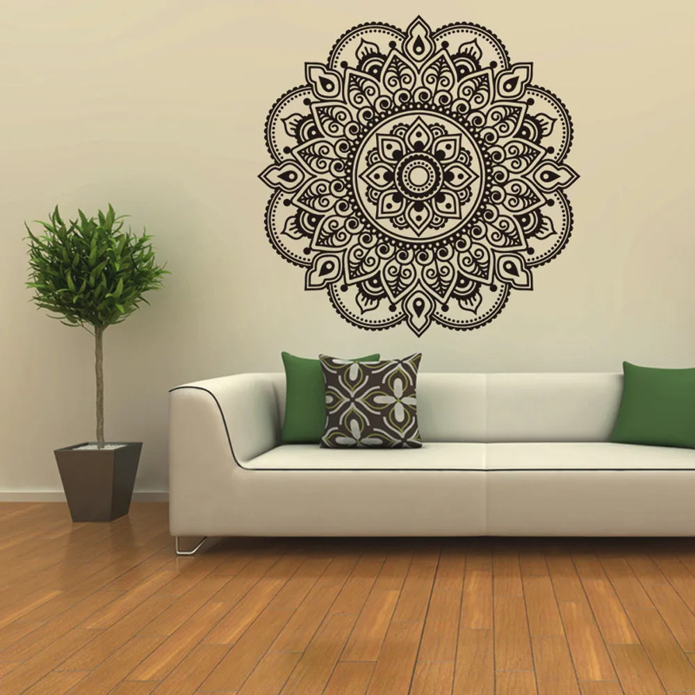 Mandala Flower Indian Bedroom Living Room Wall Stickers Decal Art Mural