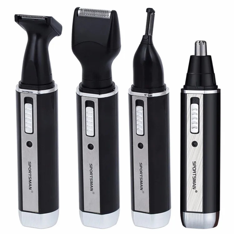 4 In 1 Rechargable Ear Nose Trimmer Electric Shaver Beard Face Eyebrows Nose Ear Hair Trimmer Automatic Removal Shaver For Men 8