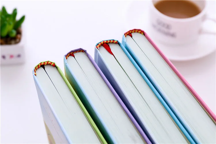 Новое поступление Красивый Блокнот красочные Страницы Дневник Ретро толстая книга школьные офисные канцелярские принадлежности